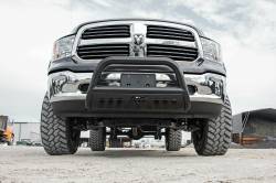 Rough Country Suspension Systems - Rough Country Front Bumper Bull Bar-Black, for Ram 1500; B-D2092 - Image 3