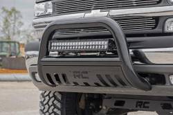 Rough Country Suspension Systems - Rough Country Front Bumper Bull Bar-Black, 99-06 GM 1500 Truck; B-C2991 - Image 3