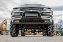 Rough Country Suspension Systems - Rough Country Front Bumper Bull Bar-Black, 99-06 GM 1500 Truck; B-C2991 - Image 4