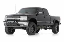 Rough Country Suspension Systems - Rough Country Front Bumper Bull Bar-Black, 99-06 GM 1500 Truck; B-C2991 - Image 6