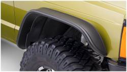 Bushwacker - Bushwacker Flat Style Front/Rear Fender Flares-Black, for Jeep XJ; 10922-07 - Image 2