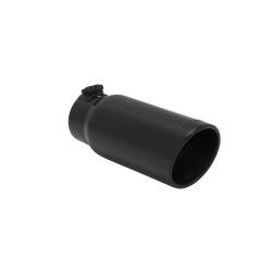 Flowmaster - Flowmaster 15368B Exhaust Pipe Tip Angle Cut Stainless Steel Black - Image 2