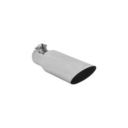 Flowmaster - Flowmaster 15374 Exhaust Pipe Tip Angle Cut Polished Stainless Steel - Image 2
