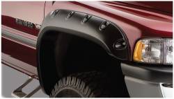 Bushwacker - Bushwacker Pocket Style Front/Rear Fender Flares-Black, for Dodge Ram; 50907-02 - Image 1