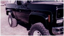 Bushwacker - Bushwacker Cut-Out Style Rear Fender Flares-Black, GM C/K Trucks; 40004-11 - Image 1