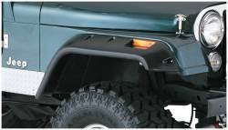 Bushwacker - Bushwacker Cut-Out Style Front/Rear Fender Flares-Black, for Jeep CJ; 10910-07 - Image 2