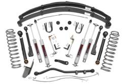 Rough Country Suspension Systems - Rough Country 4.5" Suspension Lift Kit, for 84-01 Cherokee XJ; 63330 - Image 1