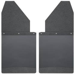 Husky Liners - Husky Liner Front/Rear 14" Wide Kickback Mud Flaps w/ Black Weights-Pair; 17112 - Image 1