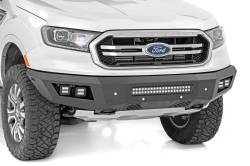 Rough Country Suspension Systems - Rough Country Heavy Duty Front Bumper-Black, 19-24 Ford Ranger; 10759 - Image 1