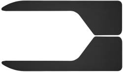 Husky Liners - Husky Liner 15" Wide Long John 36" Flare Style Rear Mud Flaps-Pair; 17049 - Image 1