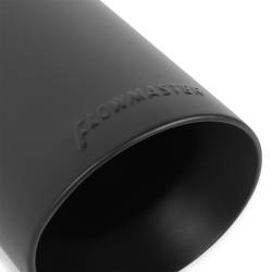 Flowmaster - Flowmaster 15398B Exhaust Pipe Tip Angle Cut Stainless Steel Black - Image 4