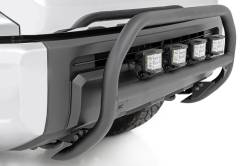 Rough Country Suspension Systems - Rough Country Front Bumper Nudge Bar w/ LEDs-Black, for Toyota Tundra; 75006 - Image 4