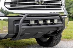 Rough Country Suspension Systems - Rough Country Front Bumper Nudge Bar w/ LEDs-Black, for Toyota Tundra; 75006 - Image 6