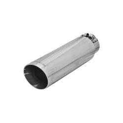Flowmaster - Flowmaster 15397 Exhaust Pipe Tip Angle Cut Polished Stainless Steel - Image 1