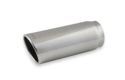Flowmaster - Flowmaster 15366 Exhaust Pipe Tip Rolled Angle Polished Stainless Steel - Image 1