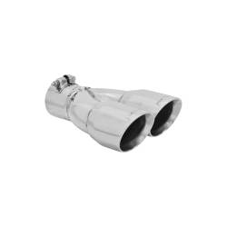 Flowmaster - Flowmaster 15389 Exhaust Pipe Tip Dual Angle Cut Polished Stainless Steel - Image 2