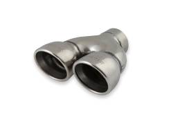 Flowmaster - Flowmaster 15369 Exhaust Pipe Tip Dual Rolled Angle Polished Stainless Steel - Image 1