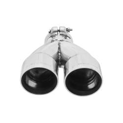 Flowmaster - Flowmaster 15390 Exhaust Pipe Tip Dual Angle Cut Polished Stainless Steel - Image 3