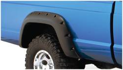 Bushwacker - Bushwacker Cut-Out Style Front/Rear Fender Flares-Black, for Jeep XJ; 10912-07 - Image 3