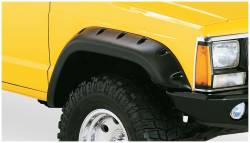 Bushwacker - Bushwacker Cut-Out Style Front/Rear Fender Flares-Black, for Jeep XJ; 10912-07 - Image 6