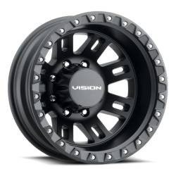 Vision Wheel - Vision Wheel Manx 2-Front 17X6.5 8x170 121mm Satin Black; 408-7670SBF - Image 1