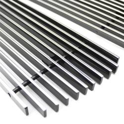T-Rex Grilles - T-Rex Horizontal Bar Billet Aluminum Polished Grille Insert 21112 - Image 4