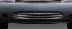 T-Rex Horizontal Bar Billet Aluminum Bumper Polished Grille Insert 25416