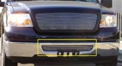 T-Rex Horizontal Bar Billet Aluminum Bumper Polished Grille Insert 25555
