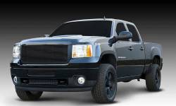 T-Rex Horizontal Bar Billet Aluminum Black Grille Insert 21209B