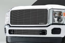 T-Rex Grilles - T-Rex Horizontal Bar Billet Aluminum Polished Grille Insert 20546 - Image 1