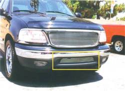 T-Rex Horizontal Bar Billet Aluminum Bumper Polished Grille Insert 25581