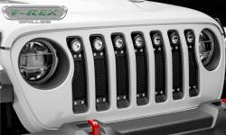 T-Rex Grilles - T-Rex Torch Series Woven Mesh Grille Insert w/LEDs Black 6314931 - Image 6