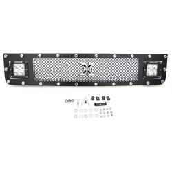 T-Rex Grilles - T-Rex Torch Series Woven Mesh Grille Insert w/LEDs Black 6319321 - Image 4
