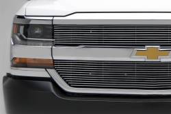 T-Rex Grilles - T-Rex Laser Billet Series Horizontal Bar Polished Grille Insert 6211270 - Image 3