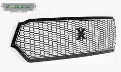 T-Rex Grilles - T-Rex Stealth Laser x Series Punch Style Black Grille Insert 7714651-BR - Image 6