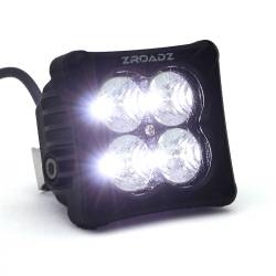 ZROADZ - ZROADZ Z365401-KIT2 3" LED Pod Lights White A-Pillar Kit for 21-25 Ford Bronco - Image 3