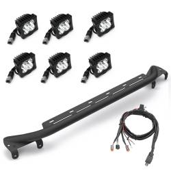 ZROADZ - ZROADZ Z325431-KITAW 3" White Amber LED Light Bar Top Kit for 21-25 Ford Bronco - Image 2
