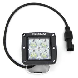 ZROADZ - ZROADZ Z30BC14W20S 3" Square Cube LED Spot Beam Pod Lights Black Pair - Image 2