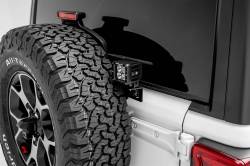 ZROADZ - ZROADZ Z394951-KIT 3" LED Pod Light Rear Tire Carrier for 18-25 Jeep Wrangler JL - Image 4