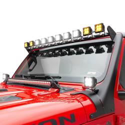 ZROADZ - ZROADZ Z934931-KIT2AW Front Roof LED Kit Fits 18-21 Gladiator Wrangler (JL) - Image 1