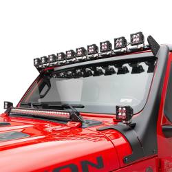 ZROADZ - ZROADZ Z934931-KIT2AW Front Roof LED Kit Fits 18-21 Gladiator Wrangler (JL) - Image 3