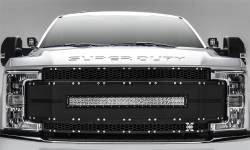 T-Rex Grilles - T-Rex Torch AL Series Punch Style Grille Insert w/LEDs Black 6315491 - Image 3