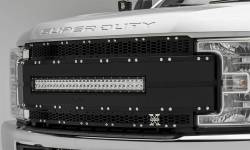 T-Rex Grilles - T-Rex Torch AL Series Punch Style Grille Insert w/LEDs Black 6315491 - Image 4