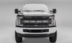 T-Rex Grilles - T-Rex Revolver Series Punch Style Grille Insert w/LEDs Black 6515631 - Image 1