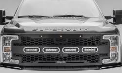 T-Rex Grilles - T-Rex Revolver Series Punch Style Grille Insert w/LEDs Black 6515631 - Image 2