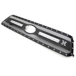T-Rex Grilles - T-Rex Torch Series Woven Mesh Grille Insert w/LEDs Black 6319661 - Image 1
