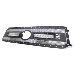 T-Rex Grilles - T-Rex Torch Series Woven Mesh Grille Insert w/LEDs Black 6319661 - Image 2