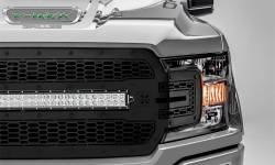 T-Rex Grilles - T-Rex Stealth Laser Torch Series Punch Grille Insert w/LEDs Black 7315711-BR - Image 3