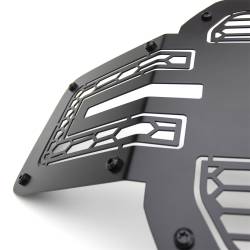 T-Rex Grilles - T-Rex Stealth Laser Torch Series Punch Grille Insert w/LEDs Black 7315711-BR - Image 5