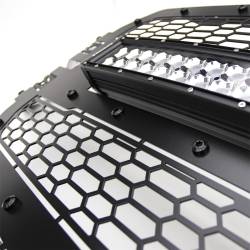 T-Rex Grilles - T-Rex Stealth Laser Torch Series Punch Grille Insert w/LEDs Black 7315711-BR - Image 6